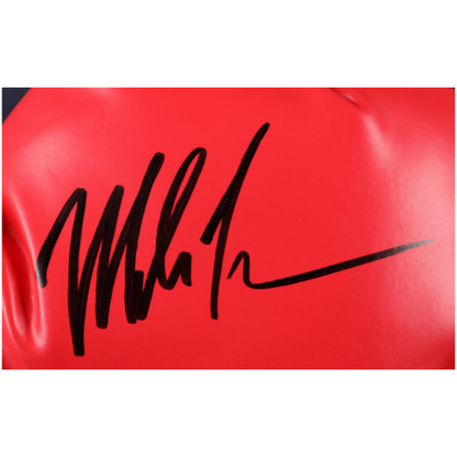 🥊 Mike Tyson Everlast Boxhandschuh Display – mit Foto, signiertem Everlast-Rechtshandschuh – 66 x 58 cm – inkl. Beckett LOA 🥊