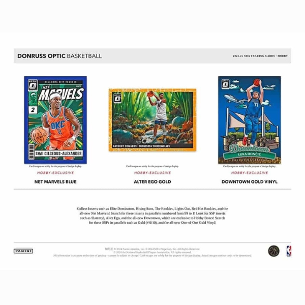 Panini Donruss Optic Hobby Box NBA Basketball 2024/2025