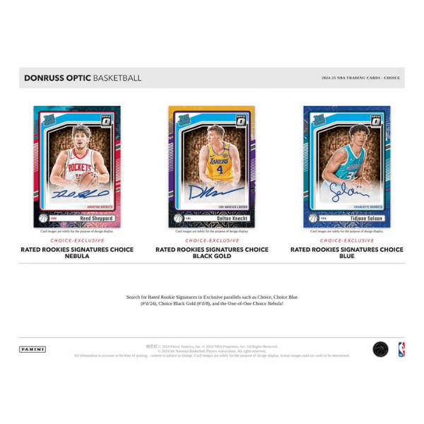 Panini Donruss Optic NBA Basketball Choice Box 2024/2025