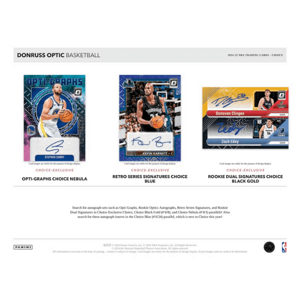 Panini Donruss Optic NBA Basketball Choice Box 2024/2025