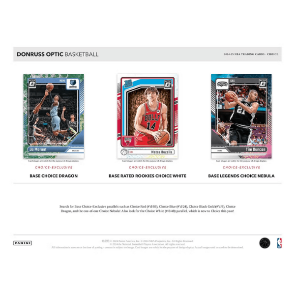 Panini Donruss Optic NBA Basketball Choice Box 2024/2025