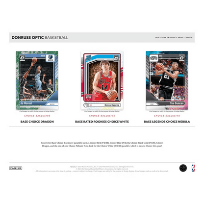 Panini Donruss Optic NBA Basketball Choice Box 2024/2025