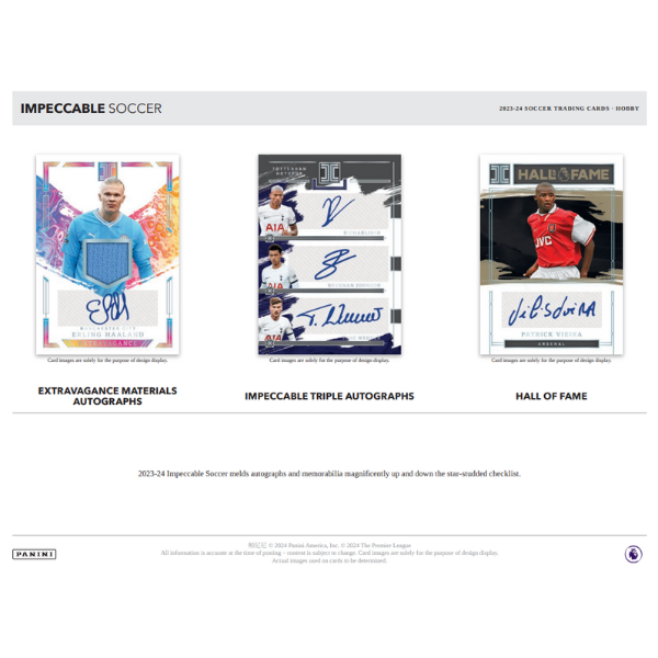 Panini Impeccable Soccer Premier League 2023/2024 (Soccer)