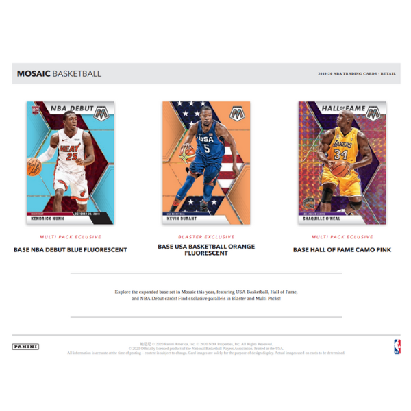Panini Mosaic Blaster Box NBA Basketball 2019/2020
