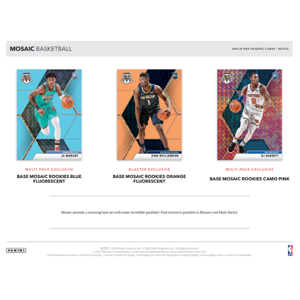 Panini Mosaic Blaster Box NBA Basketball 2019/2020