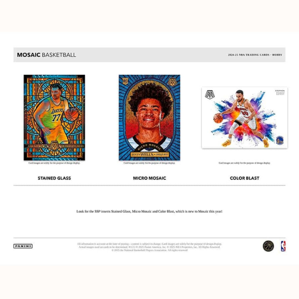 Panini Mosaic Hobby Box NBA Basketball 2024/2025