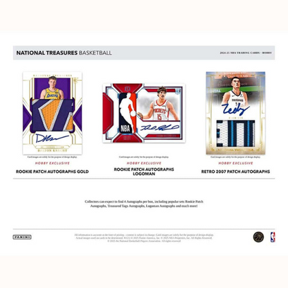 Panini National Treasures Hobby Box NBA Basketball 2024/2025