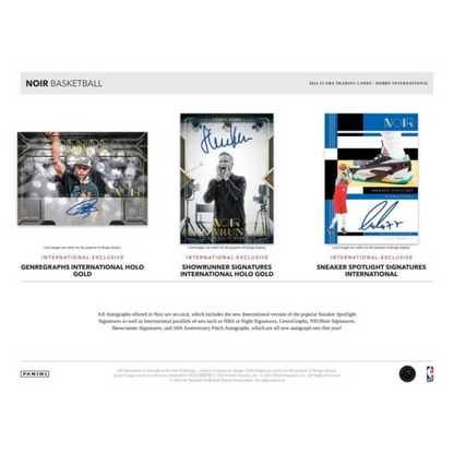 Panini Noir International Hobby Box NBA Basketball 2024/2025