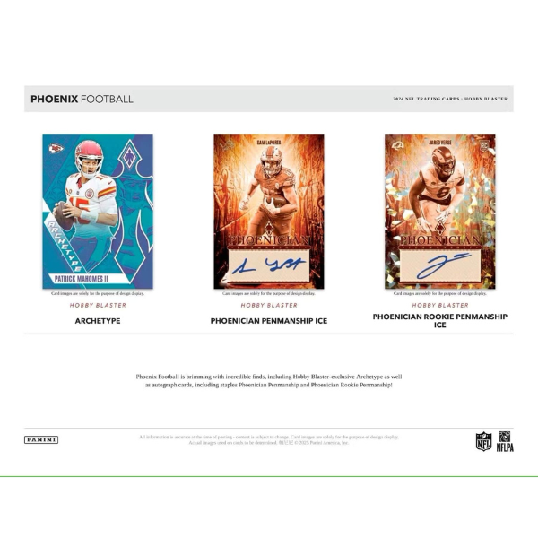 Panini Phoenix NFL Football Blaster Box 2024
