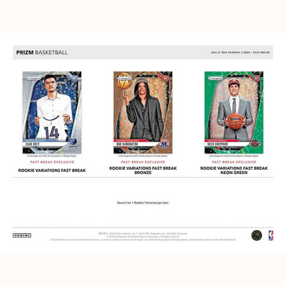 Panini Prizm Fast Break NBA Basketball Hobby Box 2024/2025