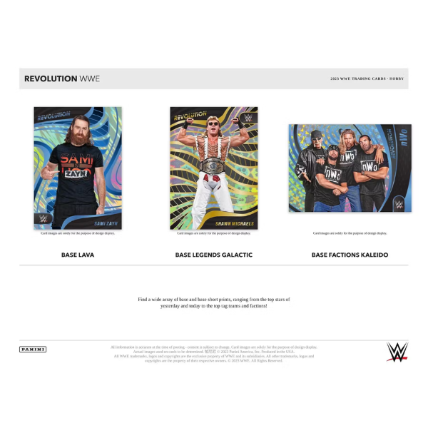Panini Revolution WWE Wrestling Hobby Box 2023