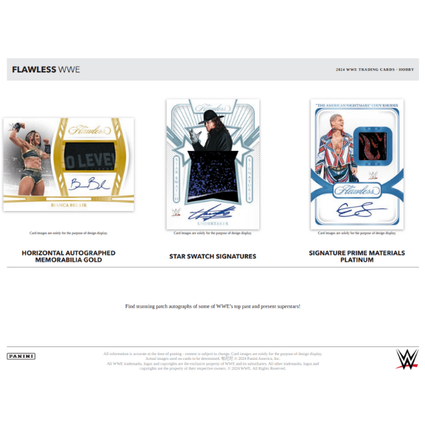 Panini Flawless WWE Hobby Box 2024 Wrestling