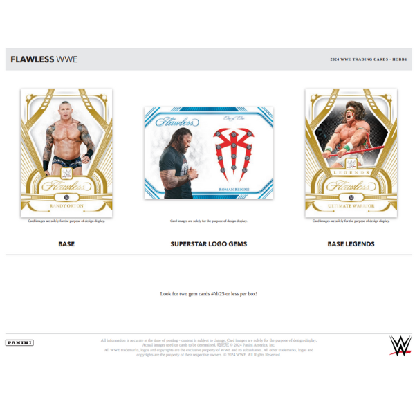 Panini Flawless WWE Hobby Box 2024 Wrestling