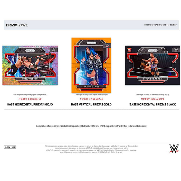 Panini Prizm WWE Wrestling Hobby Box 2022