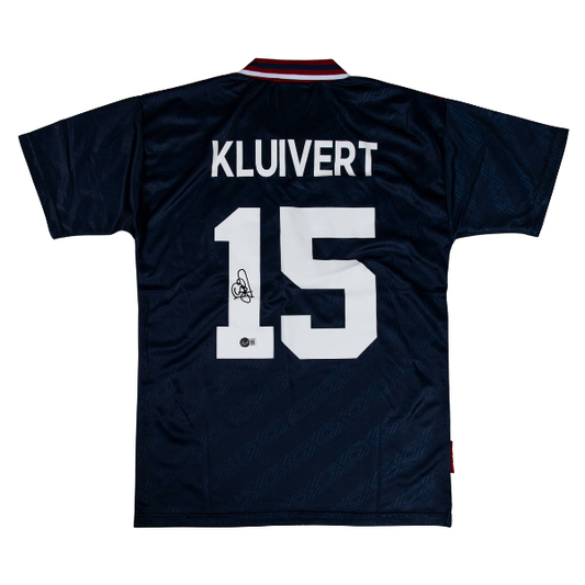 ⚽ Patrick Kluivert Signiertes AFC Ajax Trikot – inkl. Beckett COA ⚽
