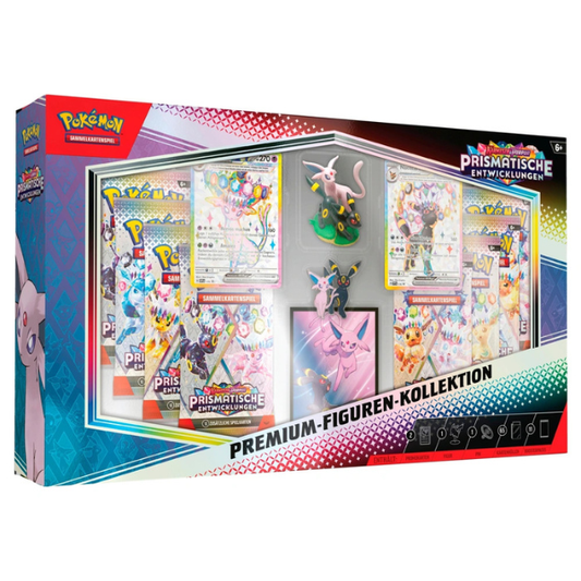 Pokémon Premium-Figuren-Kollektion – Karmesin & Purpur: Prismatische Entwicklungen – Psiana-EX & Nachtara-EX