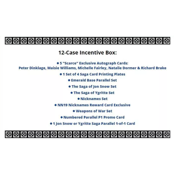 Cartes à collectionner Rittenhouse Game of Thrones Legend of the Realm (pack individuel)