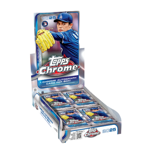 Topps Chrome Baseball MLB Hobby Box 2025