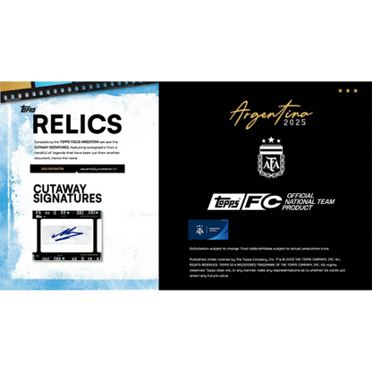 Topps Focus Argentina Hobby Box 2025