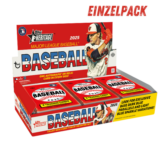 Topps Heritage Baseball Hobby Box 2025 Einzelpack