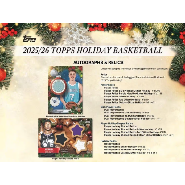 Topps NBA Holiday Mega Box 2025/2026 (Basketball)