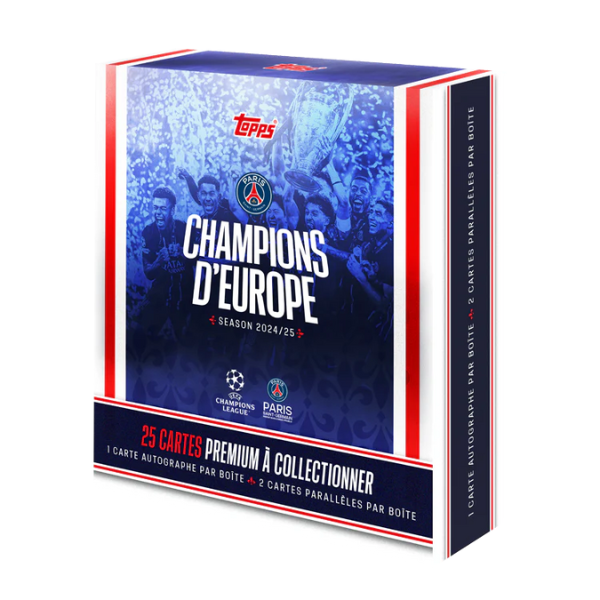 Topps Paris Saint-Germain: Champions d’Europe 2025 Hobby Box