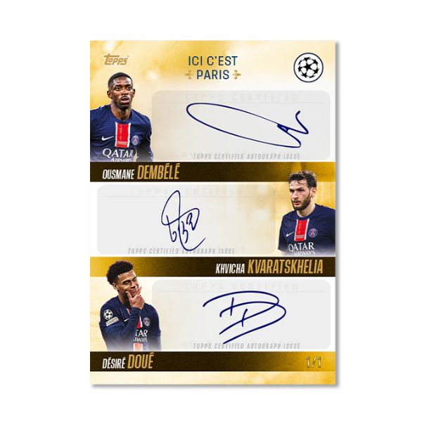 Topps Paris Saint-Germain: Champions d’Europe 2025 Hobby Box