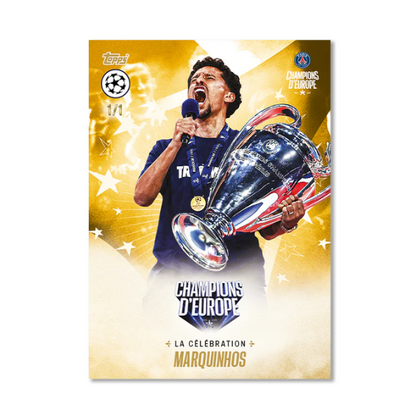 Topps Paris Saint-Germain: Champions d’Europe 2025 Hobby Box