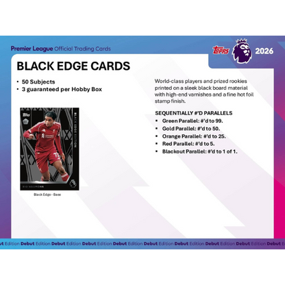 Topps Premier League Soccer (Fußball) EPL Hobby Box 2025/2026