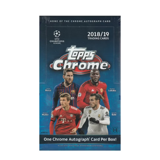 Topps UEFA Competitions Soccer Chrome Hobby Box (Fußball) 2018/2019