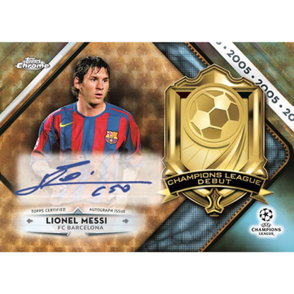 Topps UEFA Competitions Soccer Chrome Hobby Box (Fußball) 2018/2019