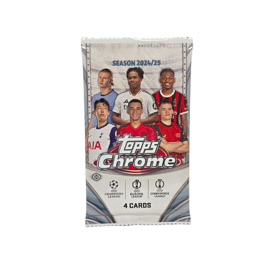 Topps UEFA Competitions Soccer Chrome Hobby (Fußball) 2024/2025 Einzelpack