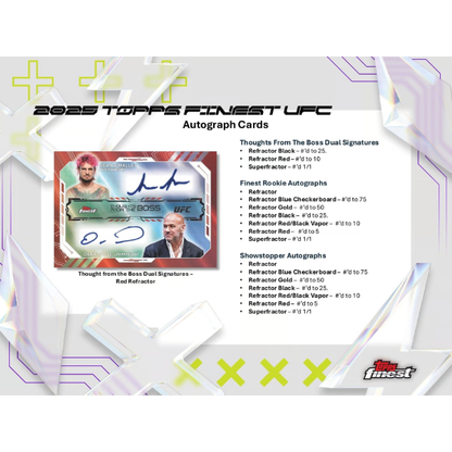 Topps UFC Finest Hobby Box 2025