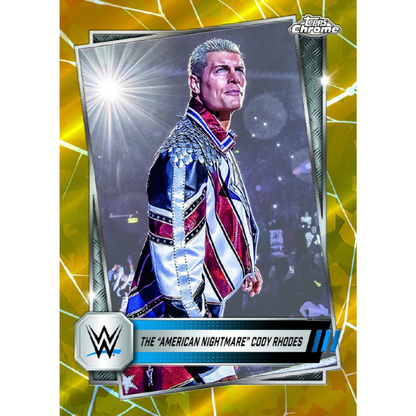 Topps WWE Chrome Sapphire Hobby Box 2025