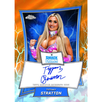 Topps WWE Chrome Sapphire Hobby Box 2025