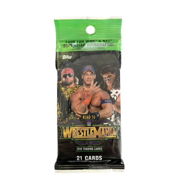 Topps WWE Road to WrestleMania Wrestling Fat Pack 2018